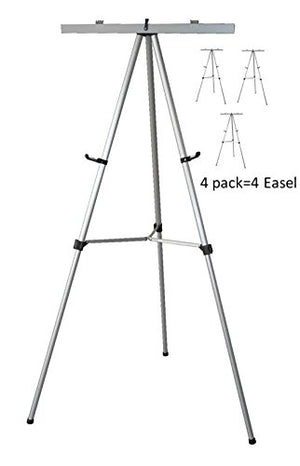 Lightweight Aluminum Flip-Chart Presentation Easel