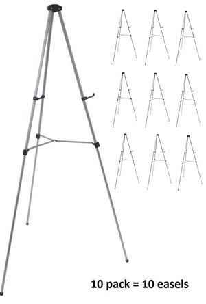 Lightweight Aluminum Telescoping Display Easel