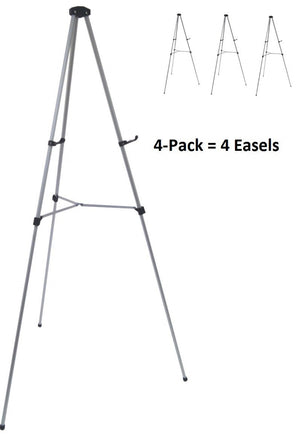 Lightweight Aluminum Telescoping Display Easel