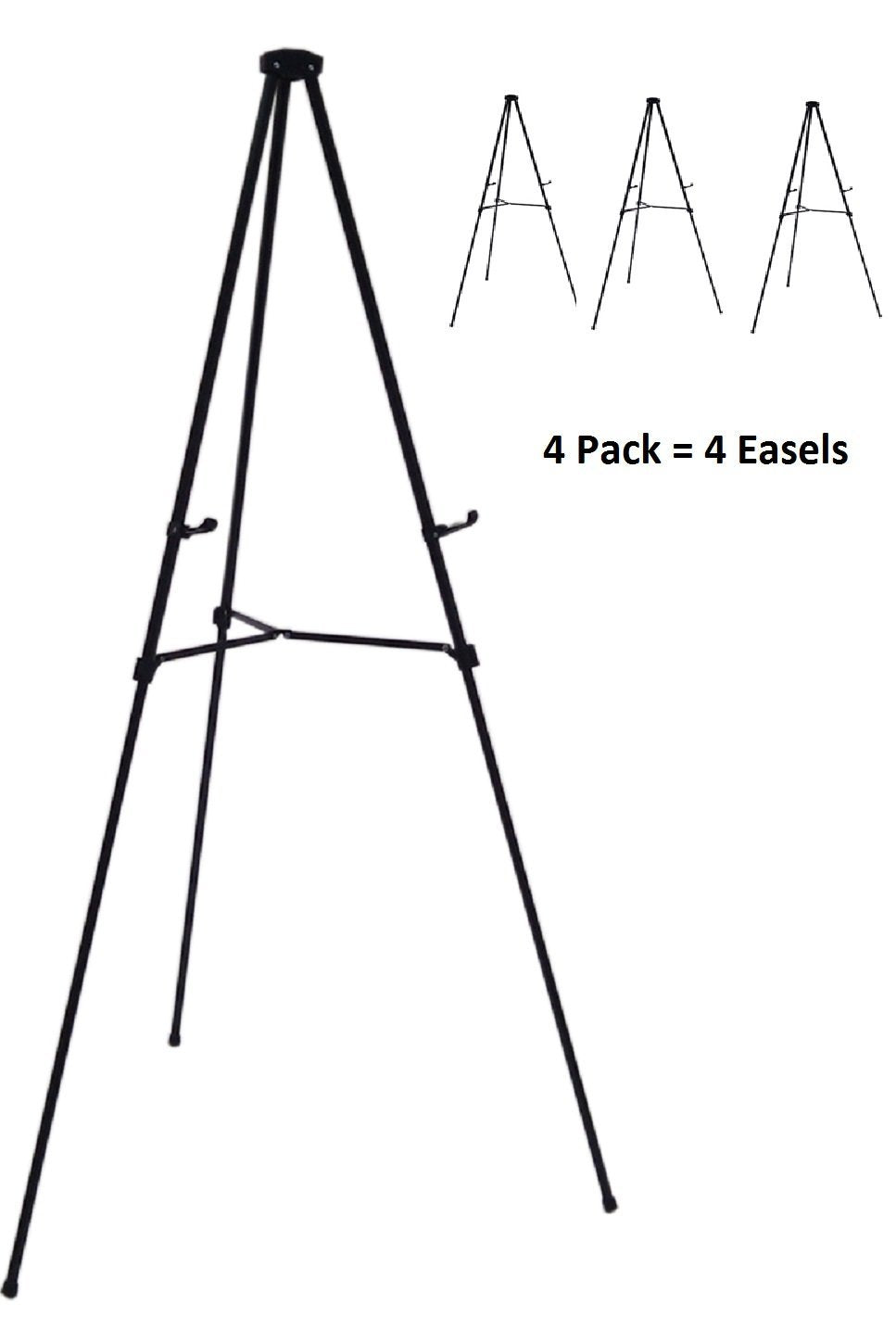 Lightweight Aluminum Telescoping Display Easel