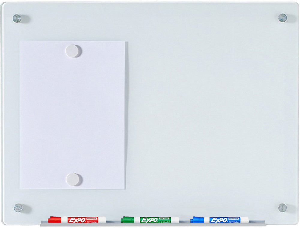Audio Visual Direct | Glass Dry Erase Light Up Board Stand 4' x 3' Stand Only