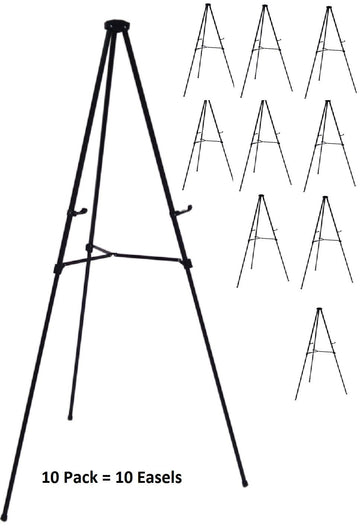 10 Pack of 10 Cardboard Easels for Signs, Art, Etc. 