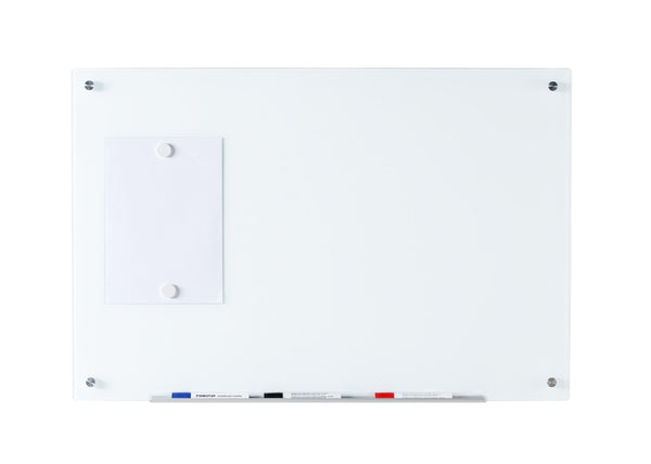 Audio-Visual Direct Magnetic Ultra White Glass Dry-Erase Board - 24 x 36