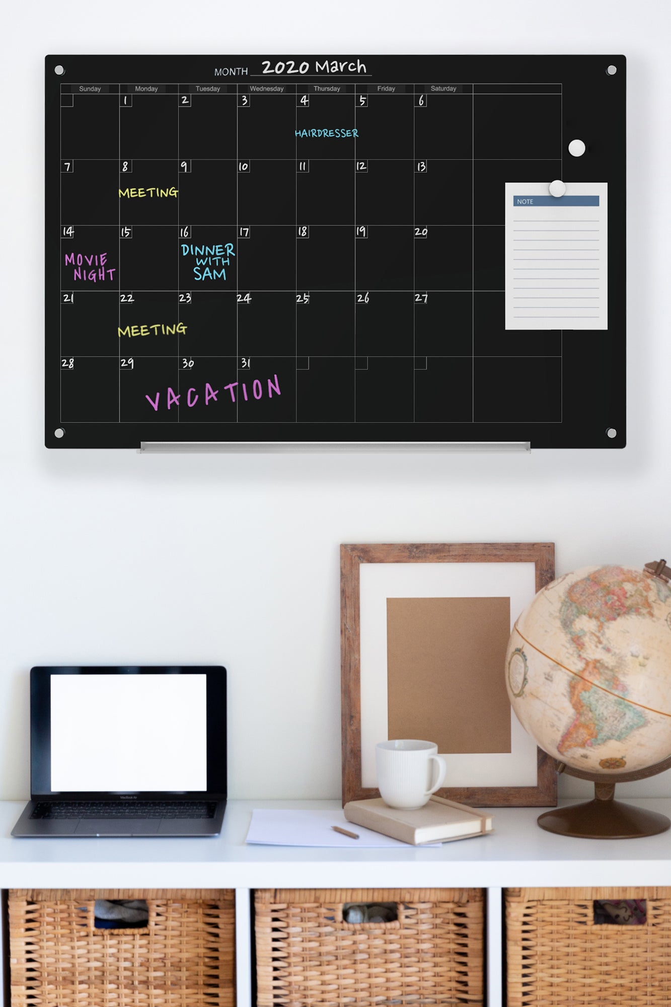 Dry store erase calendar